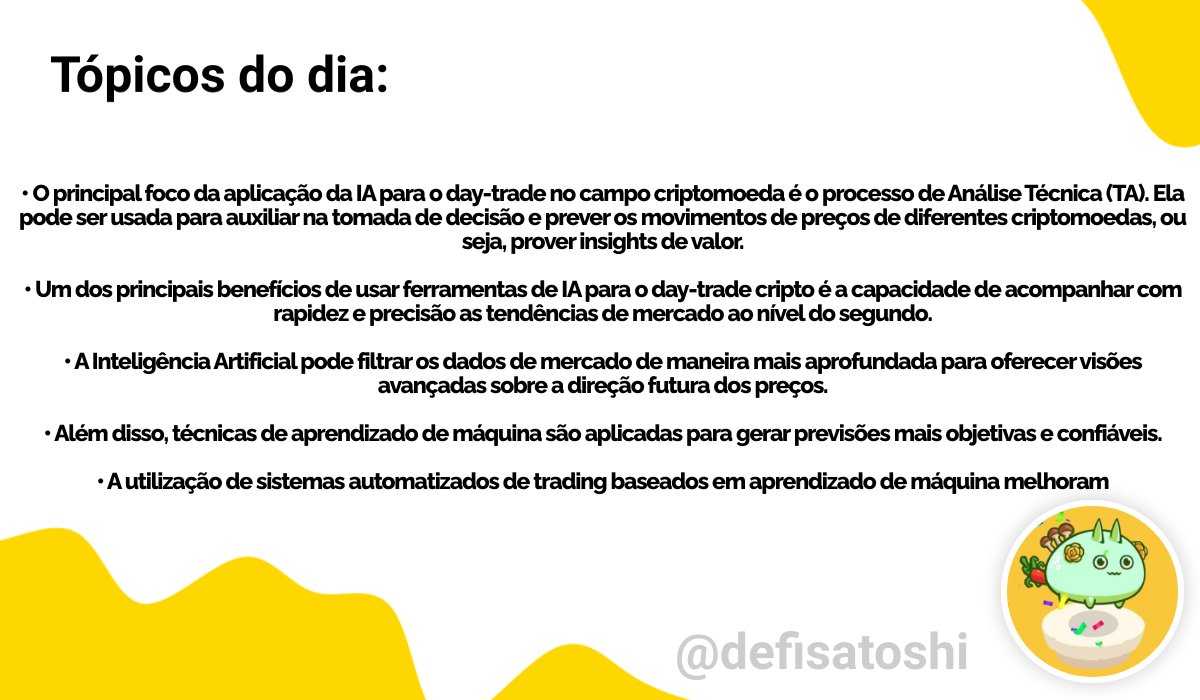 DefiSatoshi's tweet photo. Tópico do Dia @DeFiSatoshi https://t.co/ZqkLwl6vOl
