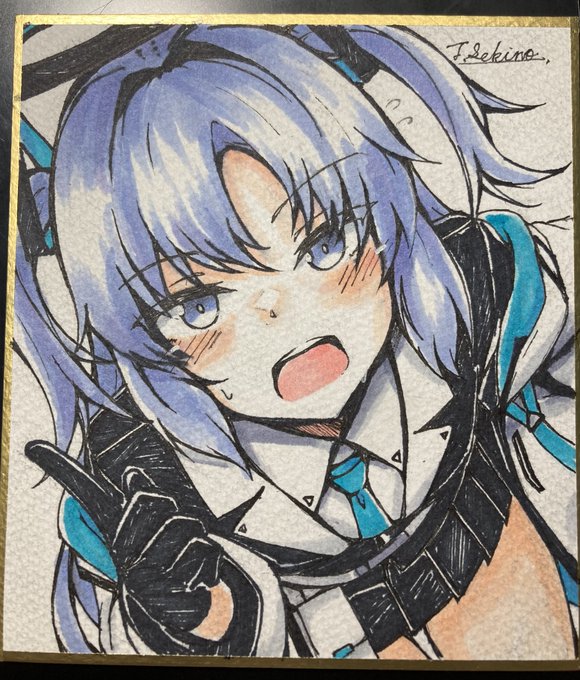 昨日は色紙描いてました
このユウカの色紙もブルーマーケット5で出す予定です
#ブルアカ 