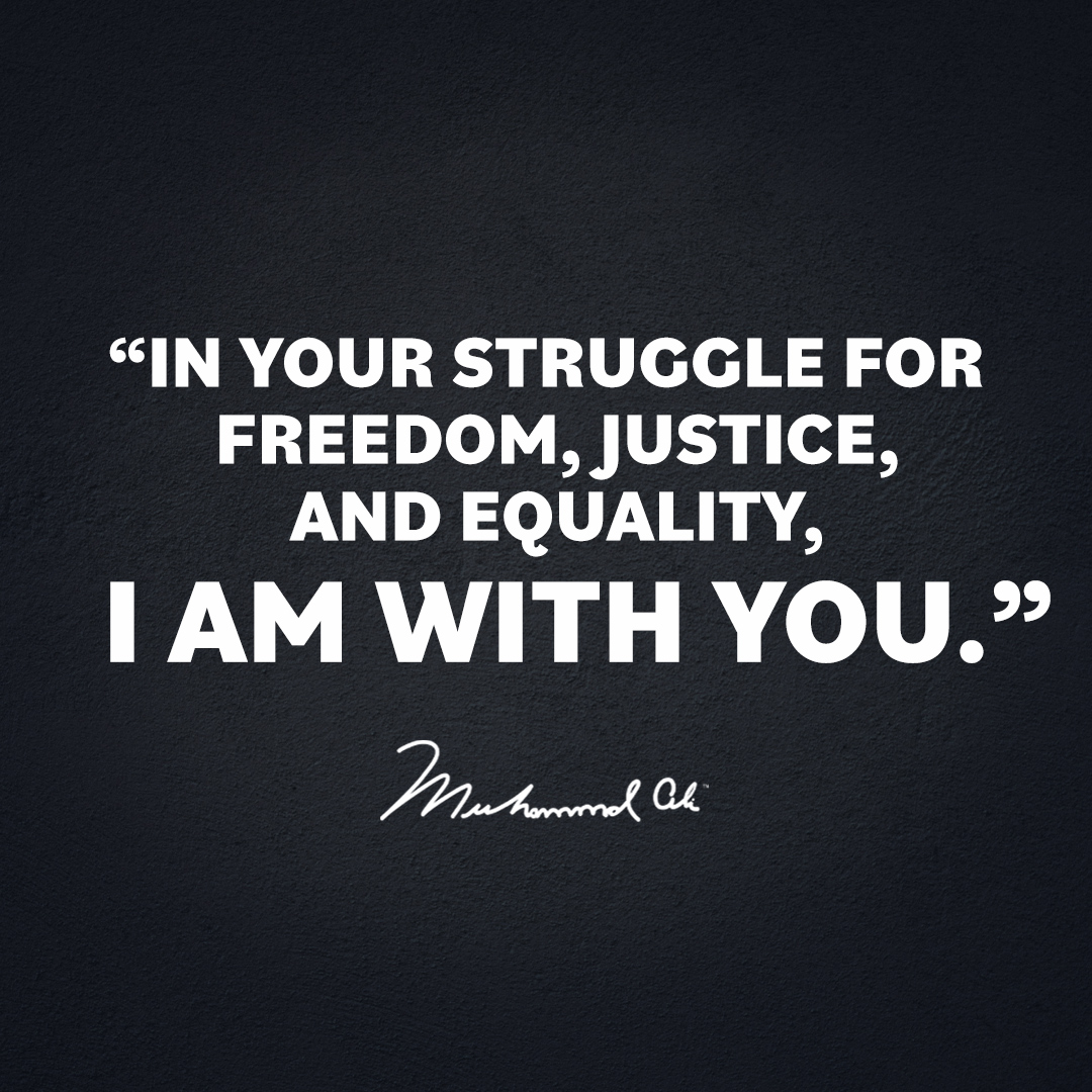 Muhammad Ali said this to Martin Luther King Jr. in May 1967 when they both appeared at a rally for fair housing in Louisville. Both men admired each other for their civil rights activism.

#MuhammadAli #MLK #MartinLutherKingJr #Activism
