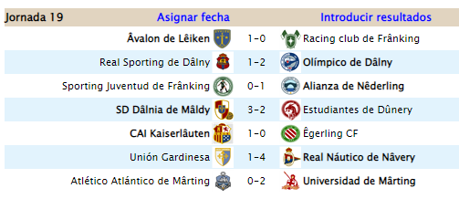 DalniaFutbol's tweet photo. Y en la B golpe de autoridad de la Universidad, que se hizo con el derby ante el Atlántico(0-2) y abre hueco. Se coloca 2º , inesperadamente, el Náutico(tras 3 victorias seguidas), que goléo 1-4 a la Gardinesa que cae al descenso. 3º el Êgerling, que perdió 1-0 contra el CAI. https://t.co/WdHU60tcHL