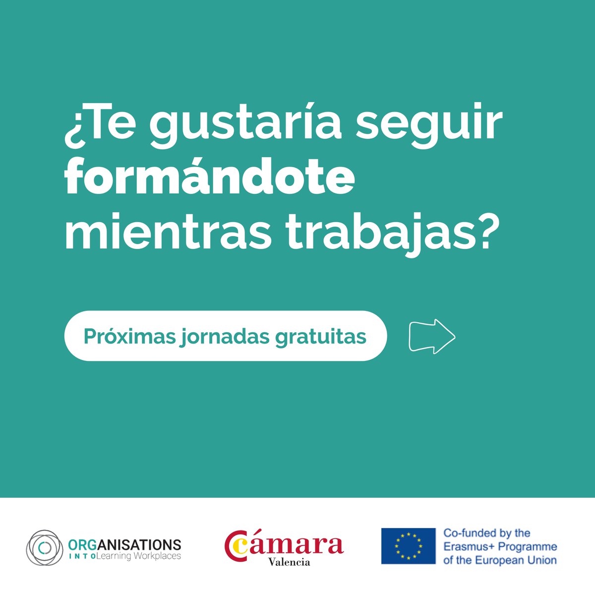 camara_valencia's tweet image. ¿Te gustaría convertir tu organización en un lugar de aprendizaje? Más info ➡ bit.ly/3GTyIai

El proyecto #LearnAtWork tiene como objetivo desarrollar una estrategia sostenible y a largo plazo para conseguir esta transformación.

#formacion #sostenibilidad