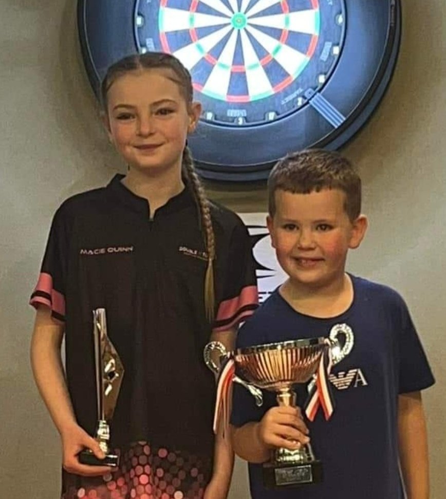 A fantastic FInal in our first Under 12s 301 Greenzone Competition, played between the awesome Macie Quinn and Kai Tiffen. Great scoring and clinical Greenzone hitting with Kai taking the title. Well done guys. <a href="/TargetDarts/">Target Darts</a> <a href="/TargetElite1/">Target Elite 1</a> <a href="/lorraine180/">lorraine winstanley</a> @JDCdarts