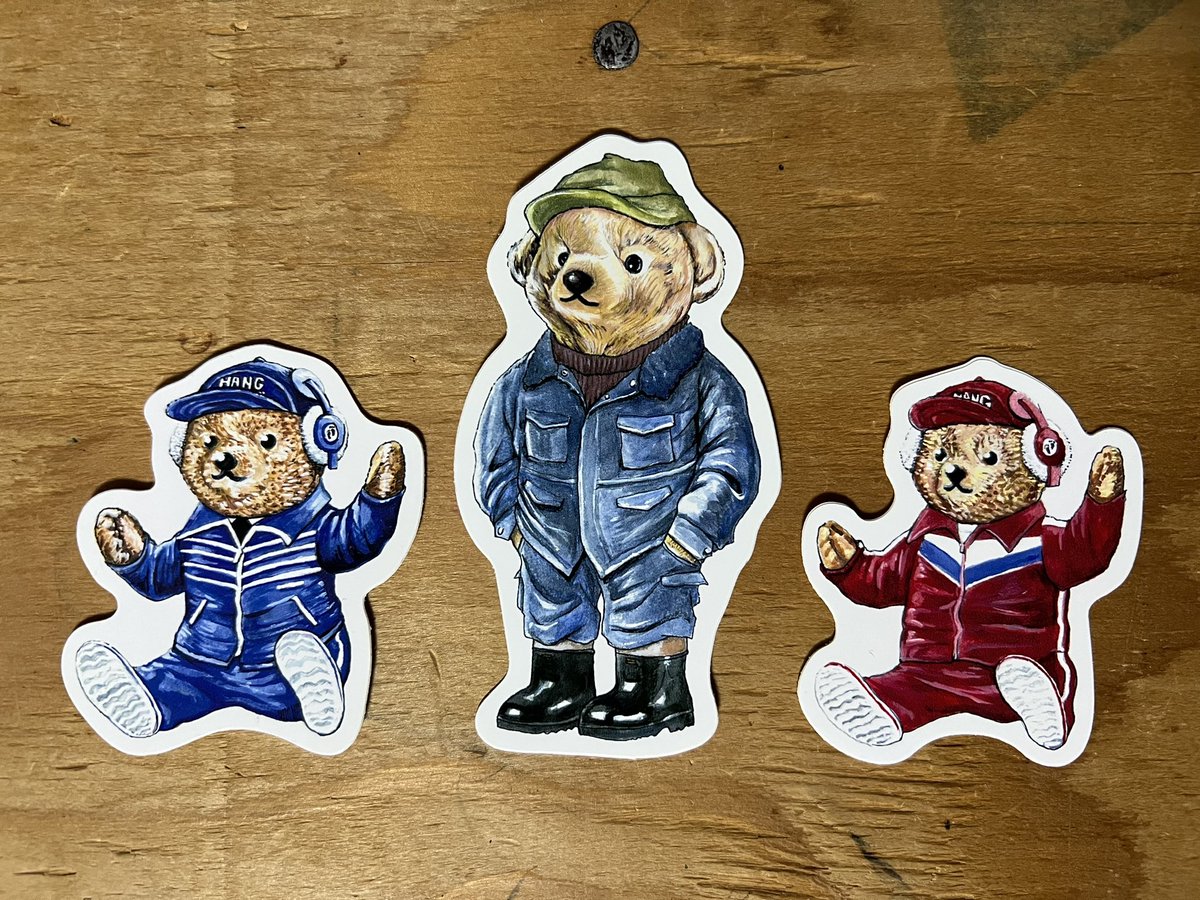 nanarokuroita's tweet image. GOLO BEAR FAMILY STICKER SETドープ
#goodmailday 
#rokugodpt 
#rokugodepart 
#rokugodepartgolo
#juicerecords 
#polo
#poloralphlauren 
#北の国から
#黒板五郎
#純
#蛍
#熊さん