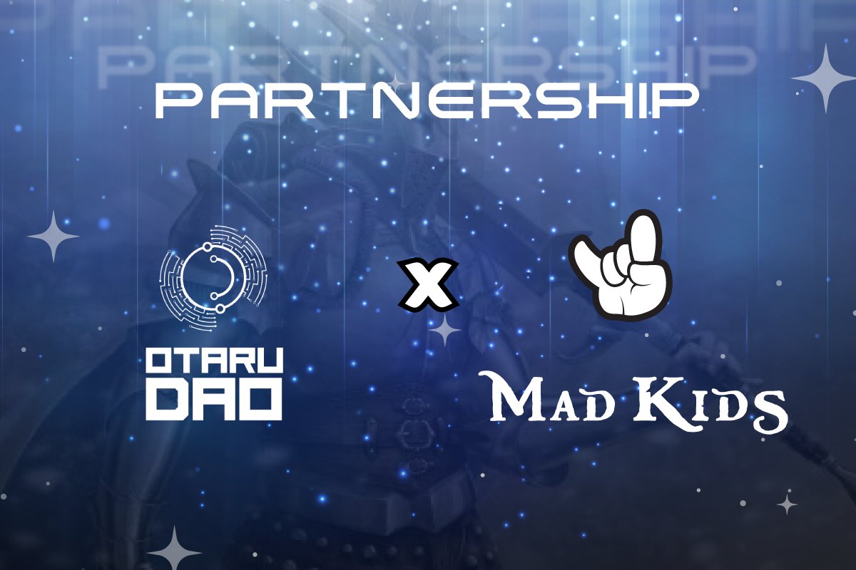 Seguimos aumentando nuestras alianzas con proyectos y personas que comparten la misma visión de futuro, valores y espíritu de formar parte de una misma comunidad.

¡Hacemos oficial nuestro partnership con <a href="/OtaruDAO/">Otaru DAO</a>! ❤️