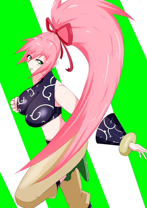 ポニテ(で良いのか?)プリセラさん #マテリアル・パズル 