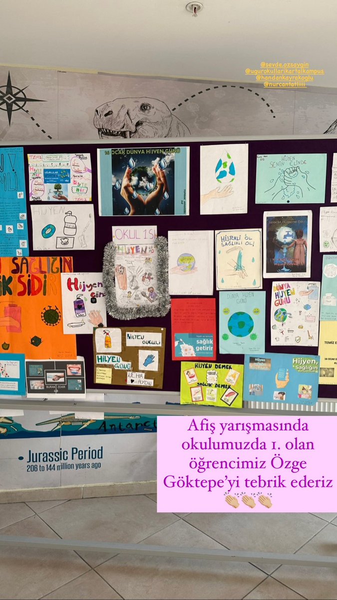 Dünya Hijyen Günü Afiş Tasarım Yarışması <a href="/aycadnzgngr/">AyçaGüngör</a> <a href="/Filizolgunpolat/">Filiz Polat</a> <a href="/Sevdeozsaygin/">Sevde Tuba Ozsaygin Atlı</a> <a href="/UgurOkullari/">Uğur Okulları</a> <a href="/Ugurkartalkmps/">Uğur Okulları Kartal Kampüsü</a> <a href="/HKayrakoglu/">Handan Kayrakoğlu</a> <a href="/nurcantatliii/">Nurcan Tatlı</a>