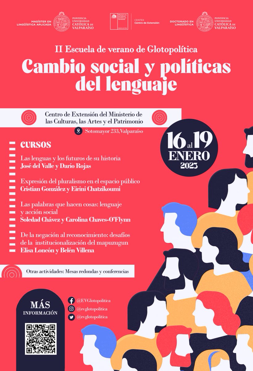 Iniciamos con el primer curso "Las lenguas y los futuros de la historia" dictado por <a href="/DarioRojasUCh/">Darío A. Rojas</a> y @jdelvalle1964 #evglotopolitica ¡Atentos a más noticias!