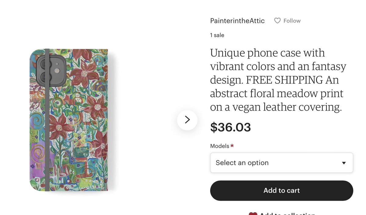 painterattic's tweet photo. Good morning ❤️🌹
I got my first sale on Etsy today! A phone wallet case sold while I was sleeping 🙌🏻 Thank you first customer! https://t.co/S2w5b1ALtu