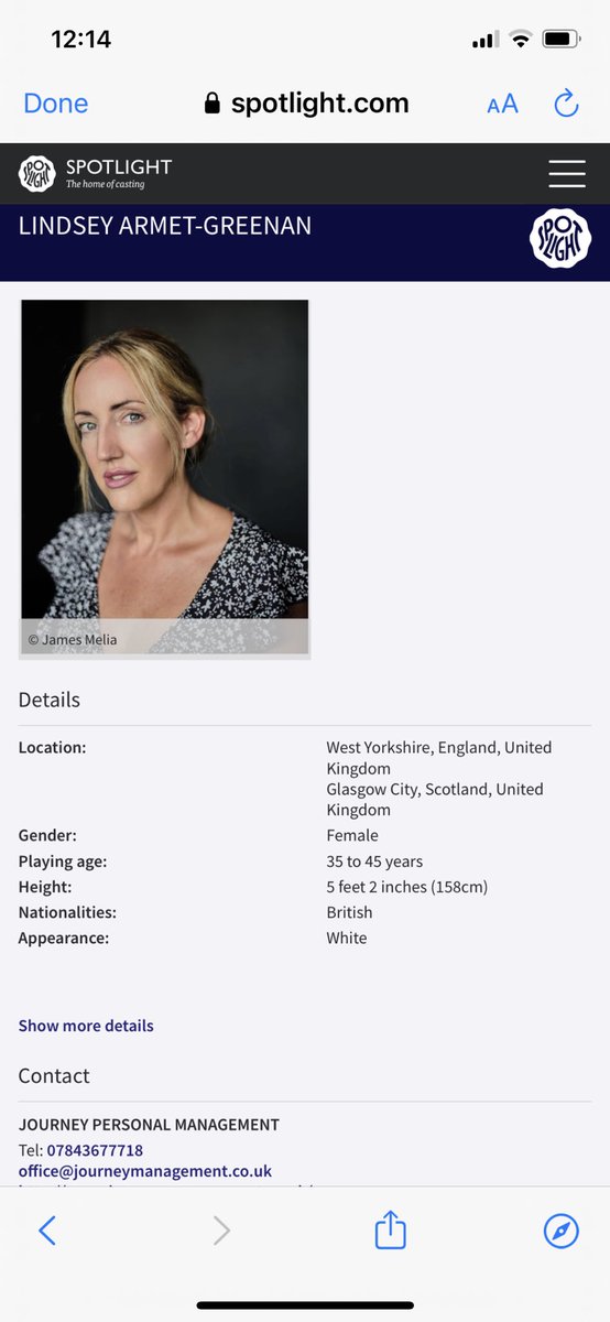lindseygreenan's tweet image. Monday #SelfpromotionMonday Scottish actor based in Yorkshire, agent now on spotlight @Journey_mgmt 
#scottishactor #actorslife #casting @vshowcards @network_actor 
spotlight.com/9331-9051-6529