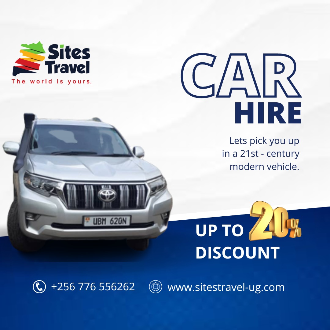 Sitestravelug's tweet photo. #sitestravel-ug.com #savefortravelwallet #carhire #townrun
Lets pick you up in a 21st-century modern Vehicle.
Visit our website to see more services
https://t.co/hNDhEKXiXM https://t.co/abawXTRrVc