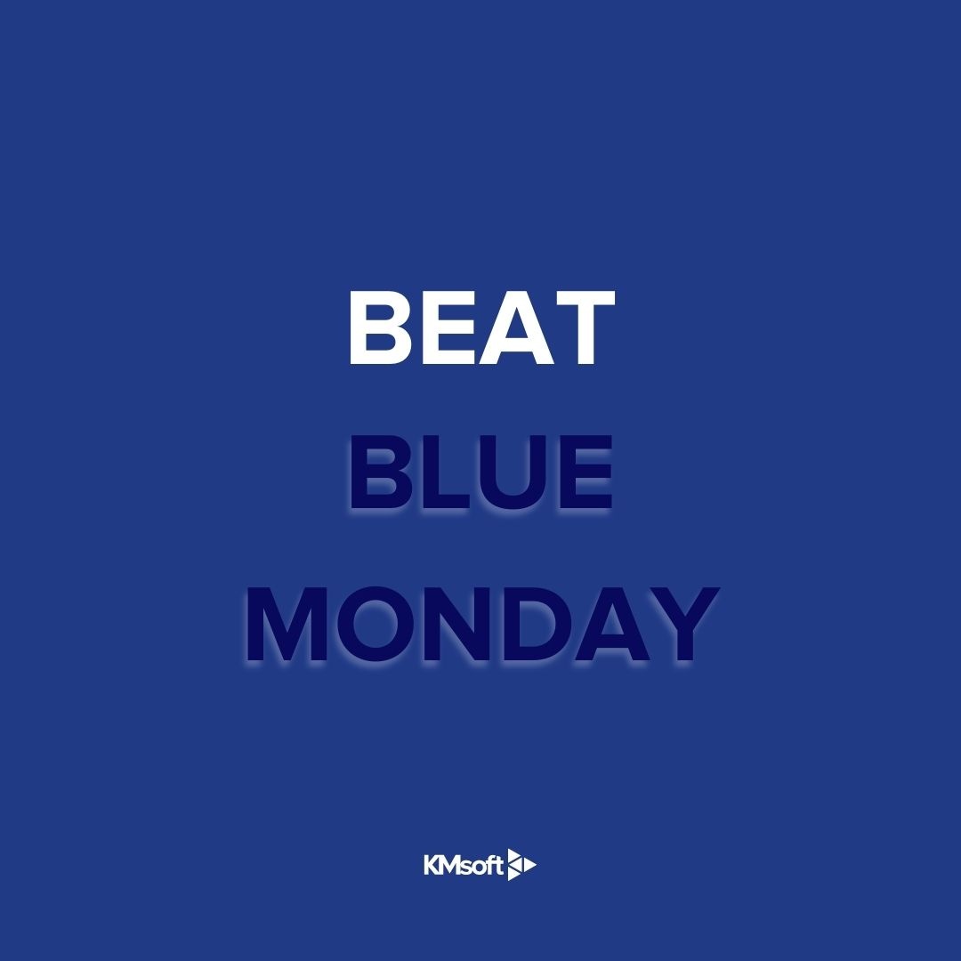 KMsoftLtd's tweet photo. Beat Blue Monday!

Today may be known to some as the gloomiest day of the year, but it doesn’t have to be. Make today positive and fulfilling by working towards goals and making plans for a successful week.☑️

#bluemonday #januaryblues #inventorymanagement #inventorysoftware https://t.co/pRaTR9rZu7