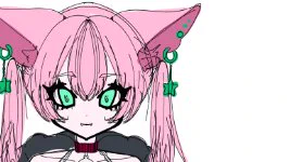 販売予定のLive2Dのキャラデザ。 