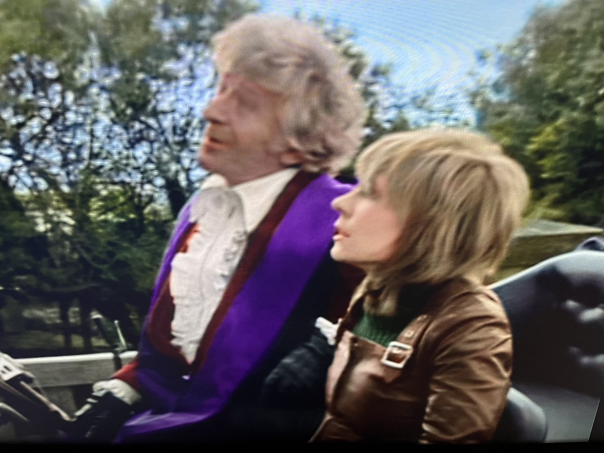 NottmTARDIS's tweet photo. “The Doctor & Jo visit Stangmoor Prison. The Doctor senses something alien & evil behind a revolutionary new treatment for the criminal mind” it’s a brand new story. It’s episode one of The Mind if Evil on today’s #DailyWho #RunningThroughCorridors https://t.co/FuuAQr1lwH