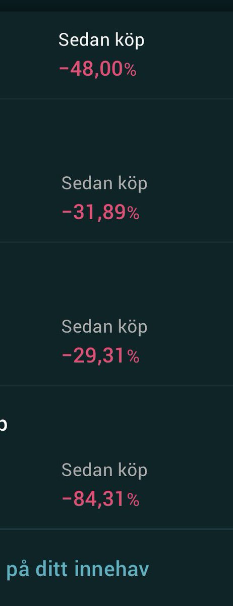 Bra magkänsla jag haft för dessa investeringar på Avanza 🥰👍🏼