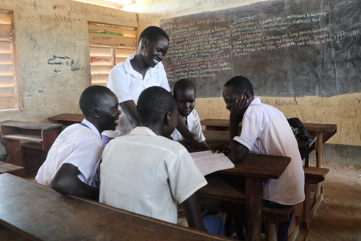 WVSouthSudan's tweet photo. Educating girls empowers them to say ‘no’ to child marriage. Such is the story of Nyibol, who, at 17, refused to be forced to marry twice, and won 

https://t.co/ABbfiASIXA  

#SouthSudan #childmarriage #WorldVision #SSOT https://t.co/BjOJ518Bet