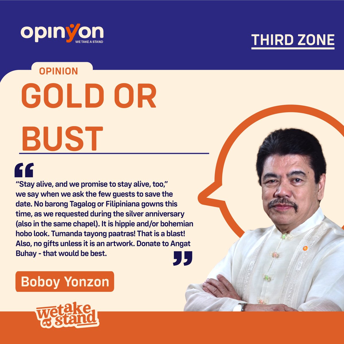 OpinYonNews's tweet photo. GOLD OR BUST
By Boboy Yonzon
Read more
https://t.co/tuWLwmRFMV
#Gold #Bust #Third #Zone #ThirdZone #Column https://t.co/zaL7D9LXdN