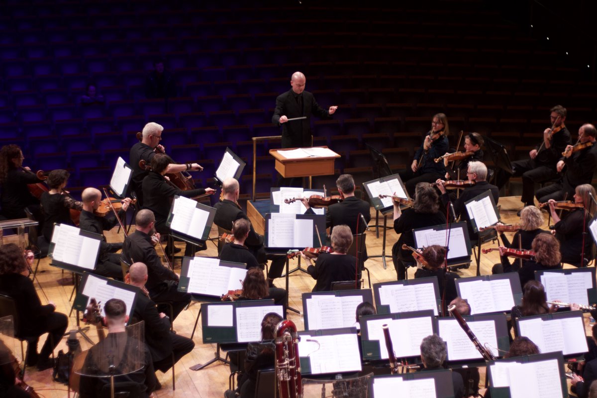 CMCIreland's tweet photo. ✨One week ago @NCH_Music ✨

CMC Composers Adam McCartney, Seán Ó Dálaigh &amp; Judith Ring introduced their three new works for symphony orchestra realised as part of #ComposerLab
The pieces were premiered by @NSOrchestraIRL with conductor Gavin Maloney 🎶

📸 Keith Fennell https://t.co/9MvgcfYAkI