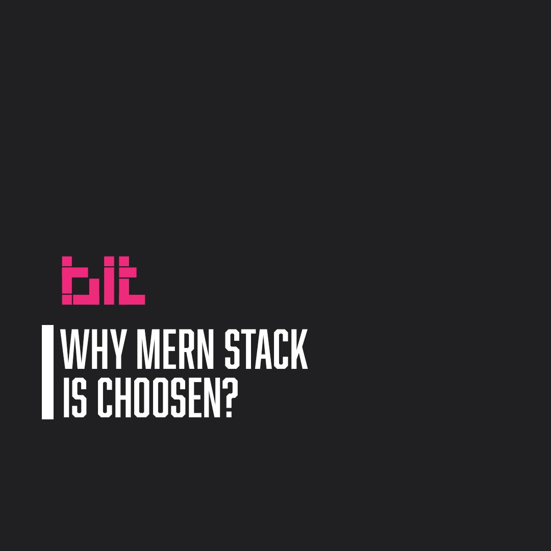 bitprogramco's tweet photo. Why did you choose MERN stack?
The main purpose of using MERN stack is to develop apps using JavaScript only.
This is because the four technologies that make up the technology stack are all JS-based.
For registration and more information
https://t.co/OnVufECobm
#BitProgram https://t.co/qCLKxPqb7U