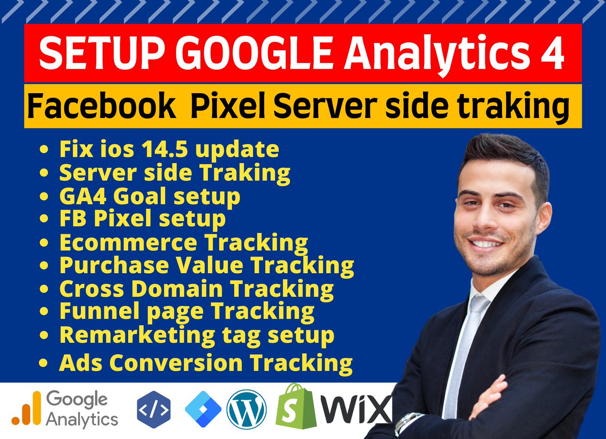 anupamit_'s tweet photo. Check out my Gig on Fiverr: setup google tag manager  analytics 4 facebook pixel, ads conversion tracking https://t.co/2yAYseS5tr https://t.co/NYhT9UpSVs