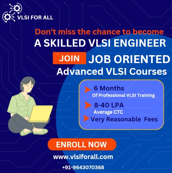 VLSIFORALL's tweet photo. Best VLSI Courses | 100% Placement Assistance | Job Oriented Advanced VLSI Courses

VISIT US on : https://t.co/4sUYG38wXH

👨‍🏫Top Working Experts
♨ 250+ Hiring Partners
👩‍👩‍👧‍👧 5000+ Alumni
🏣 Multiple Job Offers

#Bestvlsitraining #vlsiforall #vlsi #vlsicourse #semiconductor #intel https://t.co/CSOoDEB4Yt