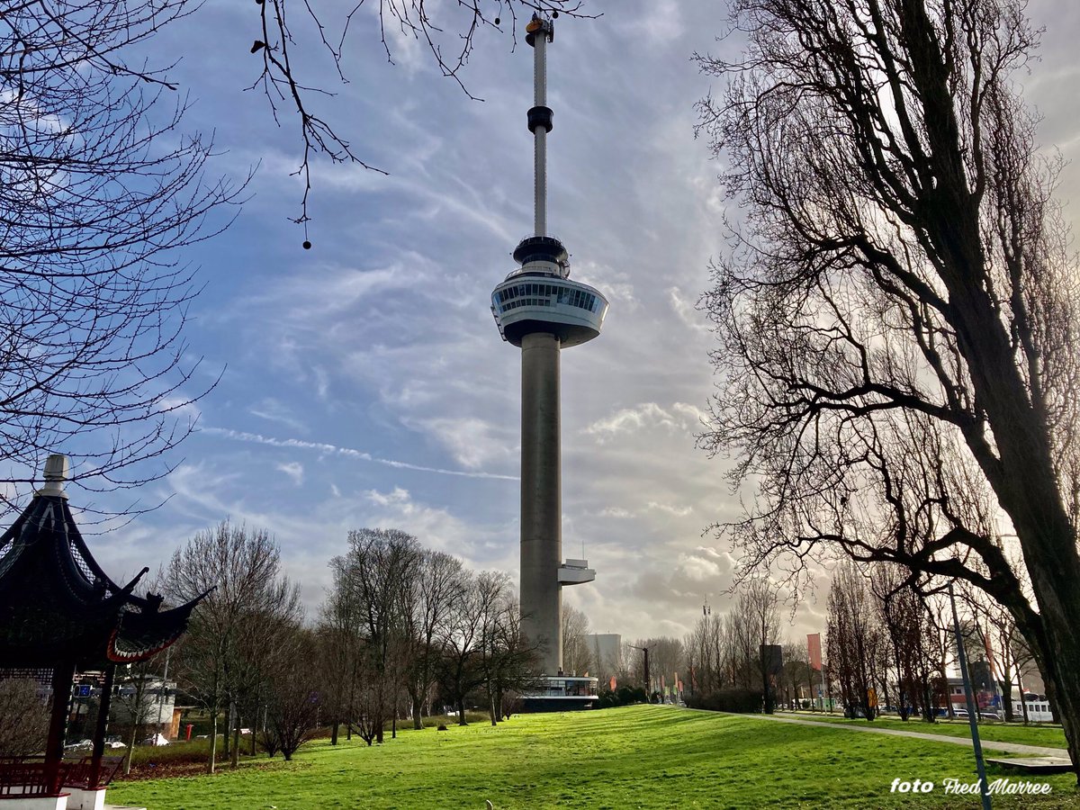 Rotterdam. Euromast. Parkhaven. 

[#Rotterdam wil ook dit stukje #groen - begrensd door de in- en uitrit van de #Maastunnel - het #DroogleverFortuynplein, de #Parkkade en de #Parkhaven, volbouwen met 8 #woontorens. De #Euromast wordt zo voor ‘n groot deel aan het zicht ontnomen.]