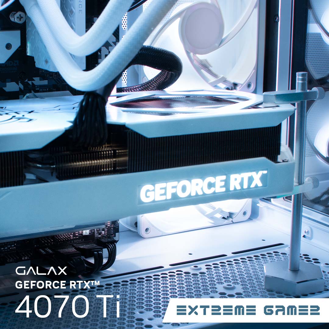 GALAXHQ's tweet photo. Did somebody say a white GALAX GeForce RTX 40 series build🤭?
🤍 GALAX GeForce RTX™ 4070 Ti Extreme Gamer: https://t.co/CnbznOMH56
#GALAX #GALAXgaming #pcgaming #PC #GeForceRTX4070Ti #ExtremeGamer #GeForceRTX40series https://t.co/ysnOsxDIRu