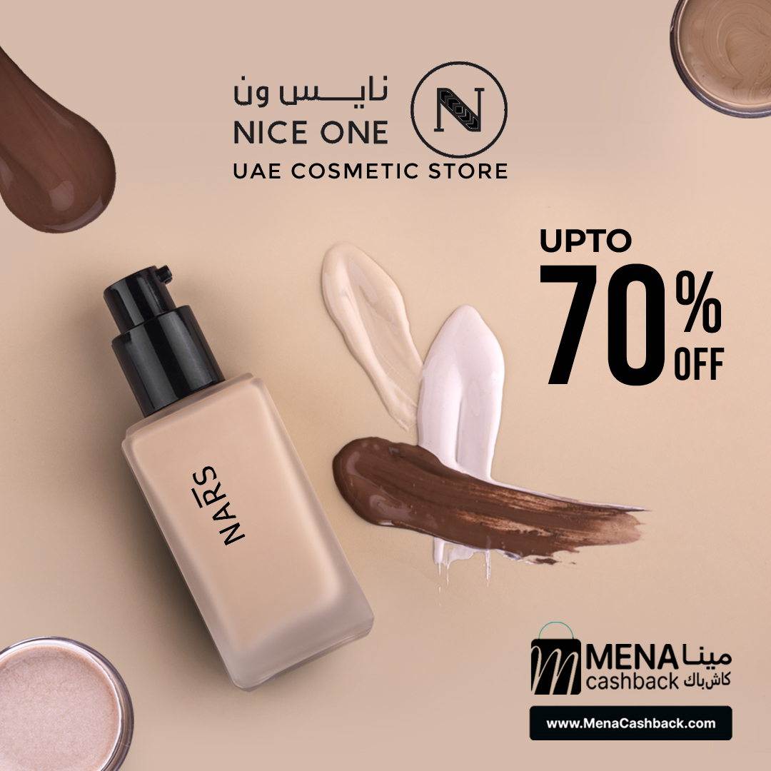 CashbackMena's tweet photo. #Nice_One #store offers great and #quality #makeup, #cosmetics, #skincare, #perfume, and lot of other #beauty_products on #discounted #rates. Grab their latest #deals upto #70% #Off.
Also #Earn 1.90% #CASHBACK via #MENAcashback.com
https://t.co/OBEbvpNNI6 https://t.co/B1LzfJqTD9