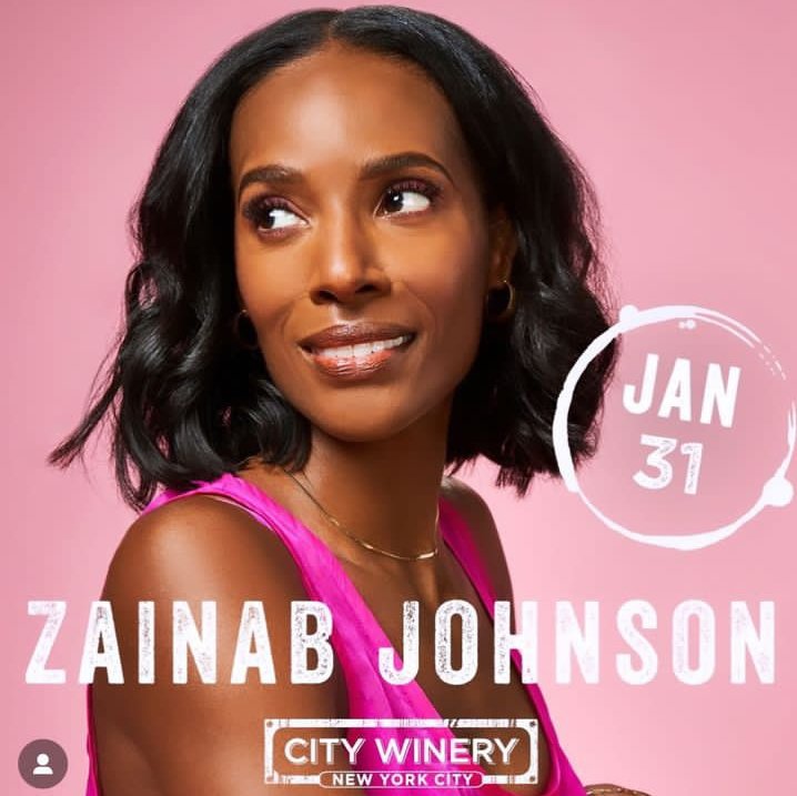 ZAINAB JOHNSON 

@zainabjohnson

Live at CITY WINERY NEW YORK 

January 31

#wheretofindstandupcomedy #standupcomedian #standupcomedy #comedyclub