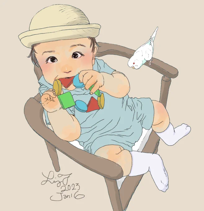 #かぞくのかたち 好奇心旺盛なその瞳には何が映っていて、これからなにに出会っていくのかなそのちいさなてのひらで何をつかむの? 