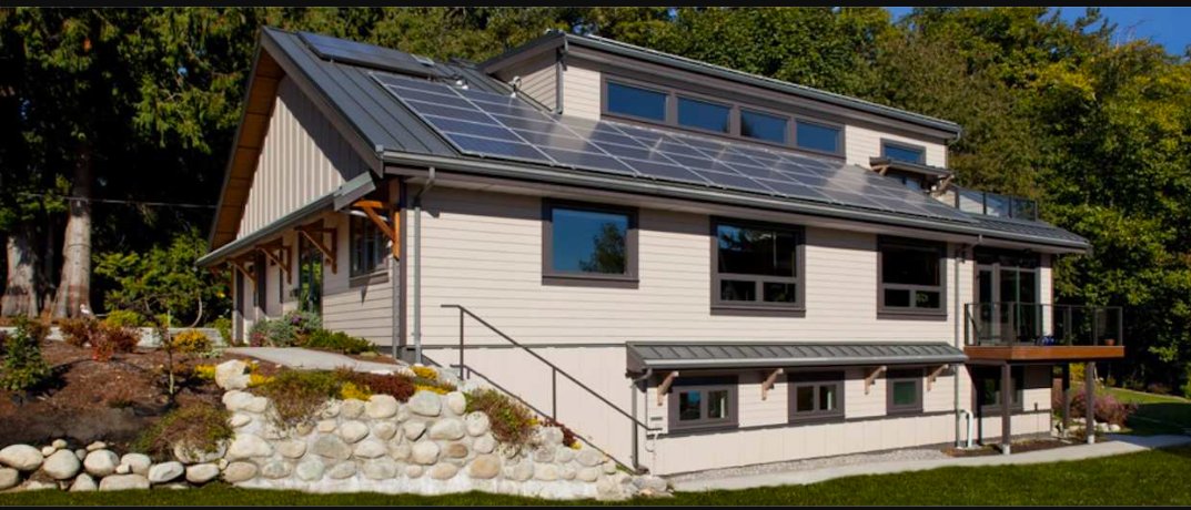 The Harmony House uses 171 kWh of energy/yr. compared to a typical Canadian home which uses 38,250 kWh (source: Canadian Housing Observer 2014)