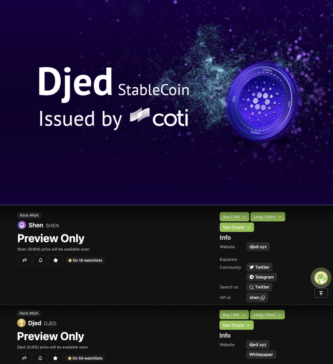k3engine's tweet photo. The long awaited, most anticipated release of the over #collateralised stablecoin $DJED to power-up the #Cardano ecosystem is around the corner. Modern societies have to switch from the fiat based financial system into a more decentralised one. #Cardano https://t.co/d2673ZPNzs