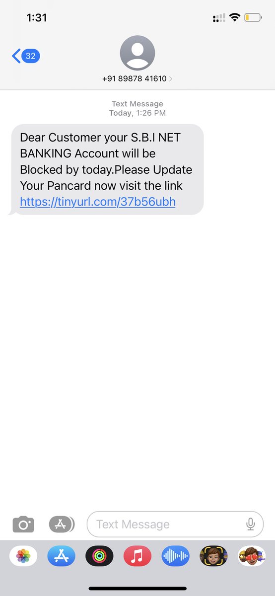 manishBcool's tweet photo. @TheOfficialSBI below number is used to send phishing sms to users https://t.co/cTEXomCIe8