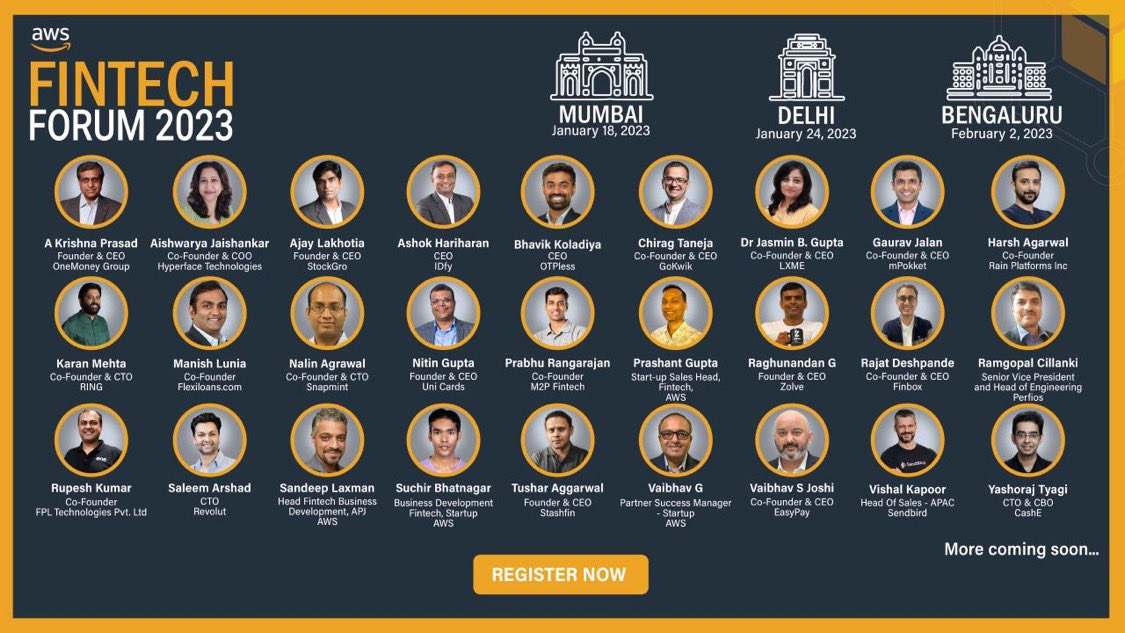 ping2gourav's tweet photo. Register - https://t.co/wt8hjfqhnO

Follow for more updates - https://t.co/kFitTt5JGW

#aws #fintech #fintechstartup #fintechcommunity #fintechfuture #AWSStartup #FintechForum2023 https://t.co/5EVXTgu521