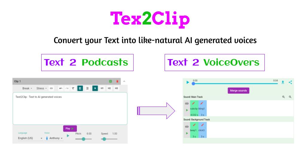 TeqnoVerse's tweet image. تطبيق لصناعة البودكاست وتعليقات الفيديوهات بدون كلام
اللغات المدعومة: العربية الانكليزية والفرنسية
#voiceovers #text_to_speech
#تحويل_النص_إلى_صوت #تحويل_النص_إلى_كلام #تعليق_صوتي

play.google.com/store/apps/det…