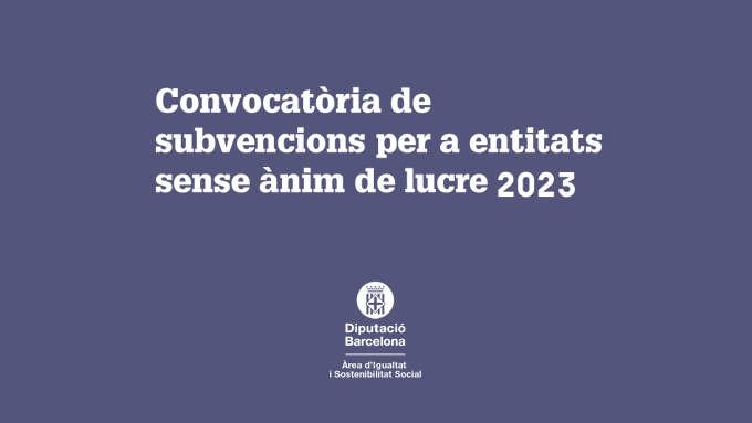 📢 <a href="/aj_SJV/">Aj. St. Julià de V.</a> informa de la convocatòria per a la concessió de subvencions en règim de concurrència competitiva per entitats sense ànim de lucre. El terminifinalitza el 31 de gener de 2023. Trobareu les bases i la sol·licitud aquí: bit.ly/3CPZSMK
#Vilatorta
@SocialDiba