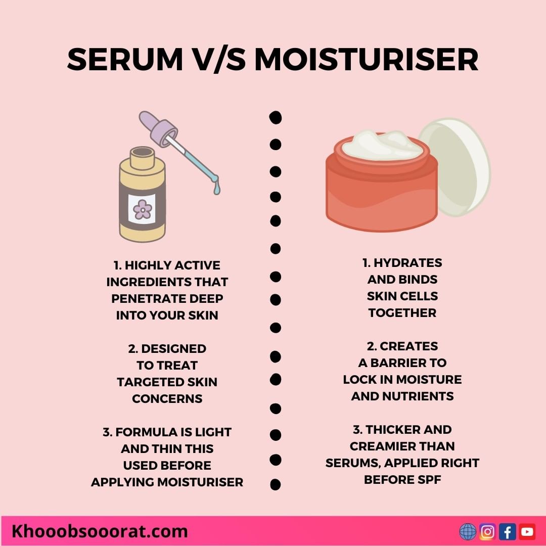Actually, you do need both because each has its own advantages. Here is how the two differ from one another.
.
.
.
.
#skincareproducts #skincareroutine #skincarebrand #skincareproduct #skincarereview #skincaredaily #skincareglowing #khooobsoooratbeauty #Khooobsooorat