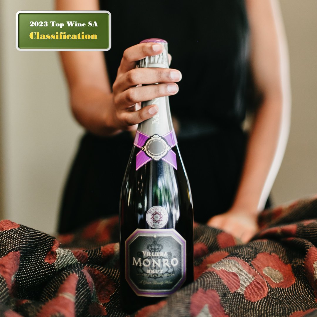villiera's tweet image. The 2023 Top Wine South Africa Classification puts our Villiera Monro among the Top 10 in the Cap Classique category.  This classification collates rankings as reviewed around the world over the past 10 years. #villiera #monro #capclassique @TopWineSA @CapClassique_SA