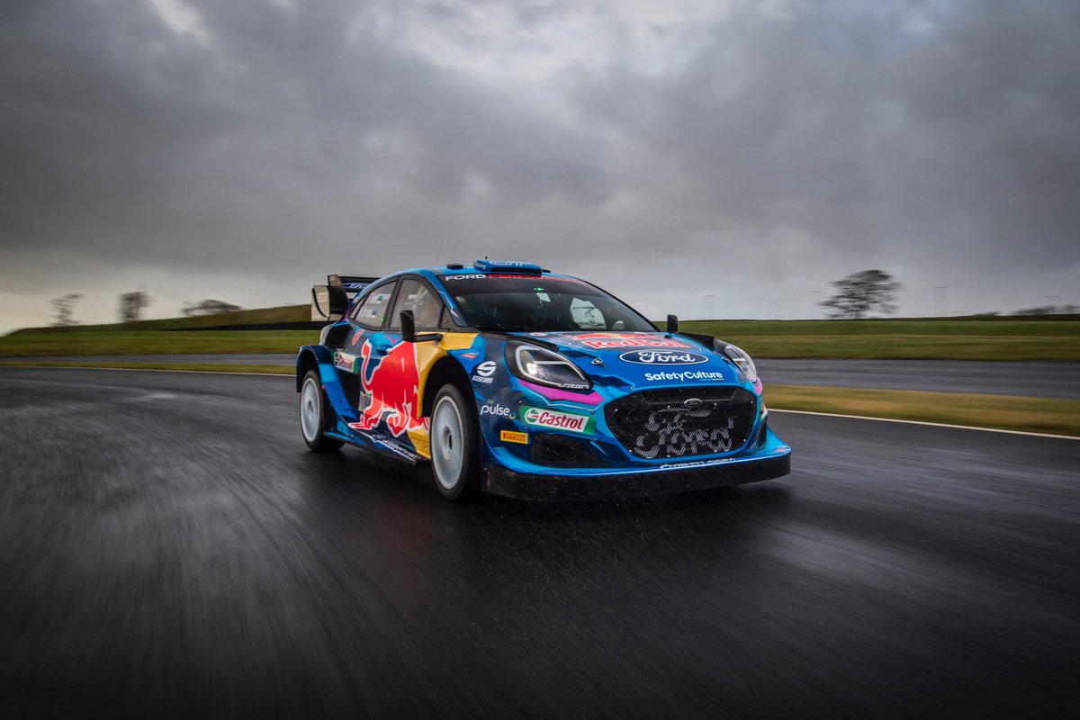 FordRacing's tweet photo. Our 2023 livery is here! 🤩
Who else is ready to rally?!  #WRC https://t.co/JvXTKxMQCa