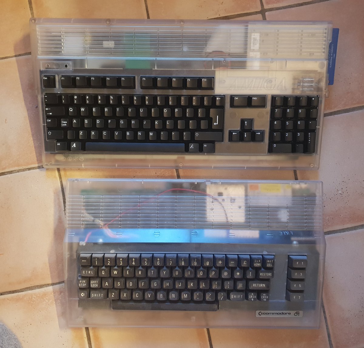 Finally got new keycaps, I got the new C64 ones too but they are a little brittle so I'm procrastinating on installing those.
