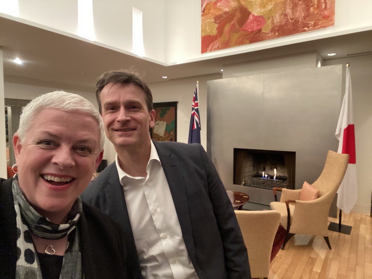 melaniebrockjpn's tweet photo. Great to meet @AusAmbJPN and welcome him to Tokyo town! The Australia Japan relationship is at such a significant stage and I look forward to supporting you and your team develop this even more, building on the strong 🇦🇺🇯🇵foundations. #日豪関係 @AustraliaInJPN https://t.co/zuAEKG57jG