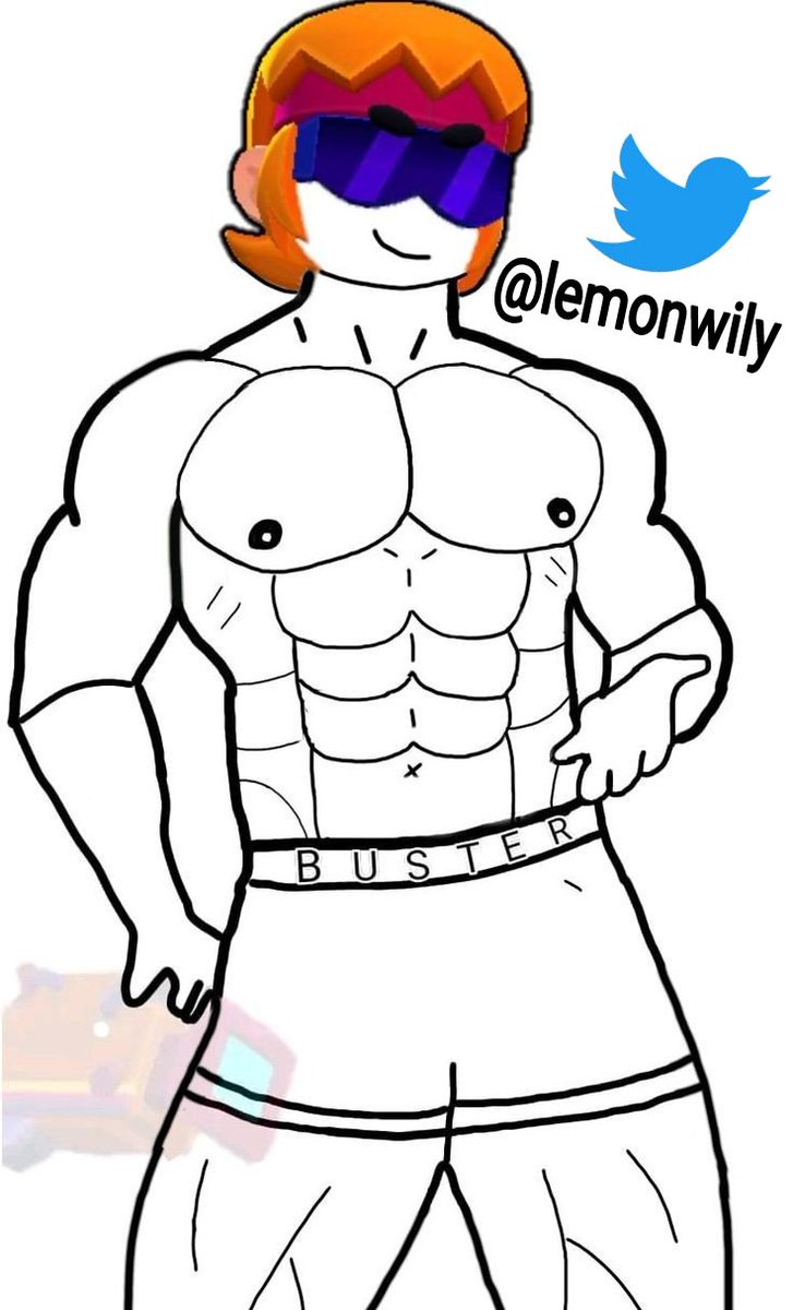 lemonwily's tweet photo. Sexy Buster Brawl Stars Feito por mim 4K https://t.co/MY7ZW7lFW1