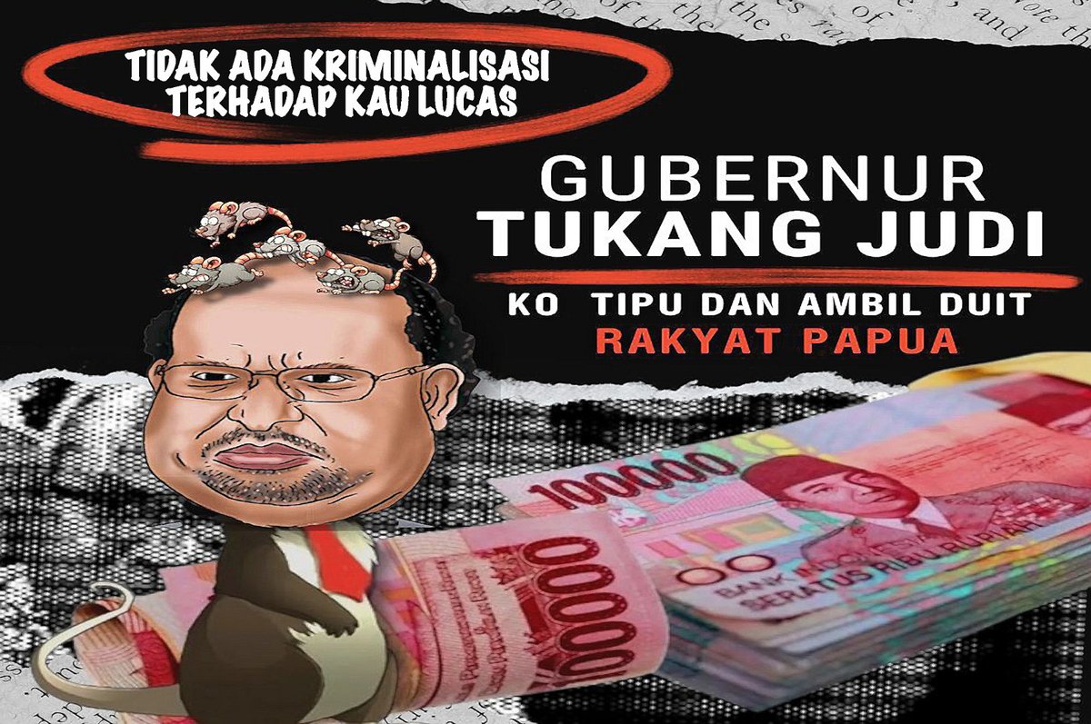 kaptentbasah's tweet image. Gubernur tukang judi seperti lukas ini memang pantas di adili!, dan tidak ada kriminalisasi terhadap kau lukas!
#SaveKPK
#BerantasKorupsi
#HukumdanKeadilan
#IndonesiaBebasKorupsi