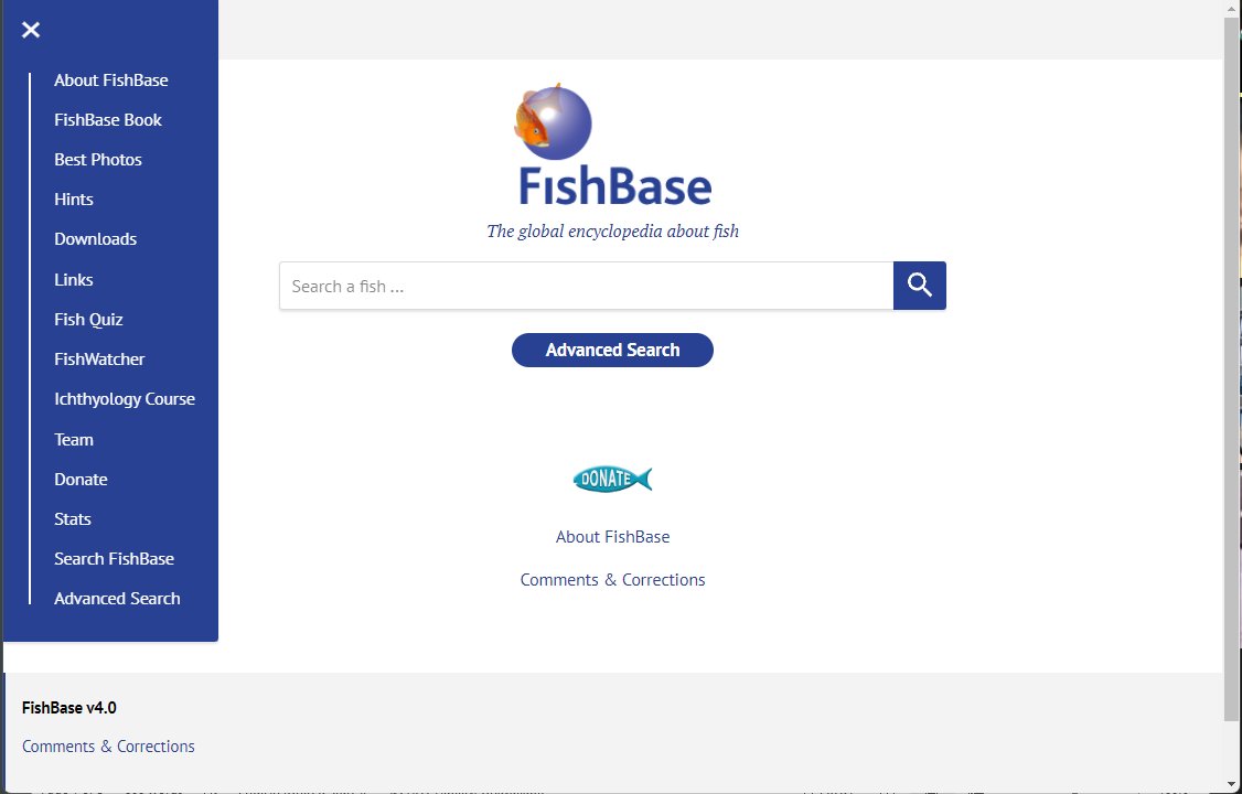 Check out FishBase.org's new look! #FishBaseFacelift 

The old, familiar and powerful search page interface will remain available as the advanced search page.