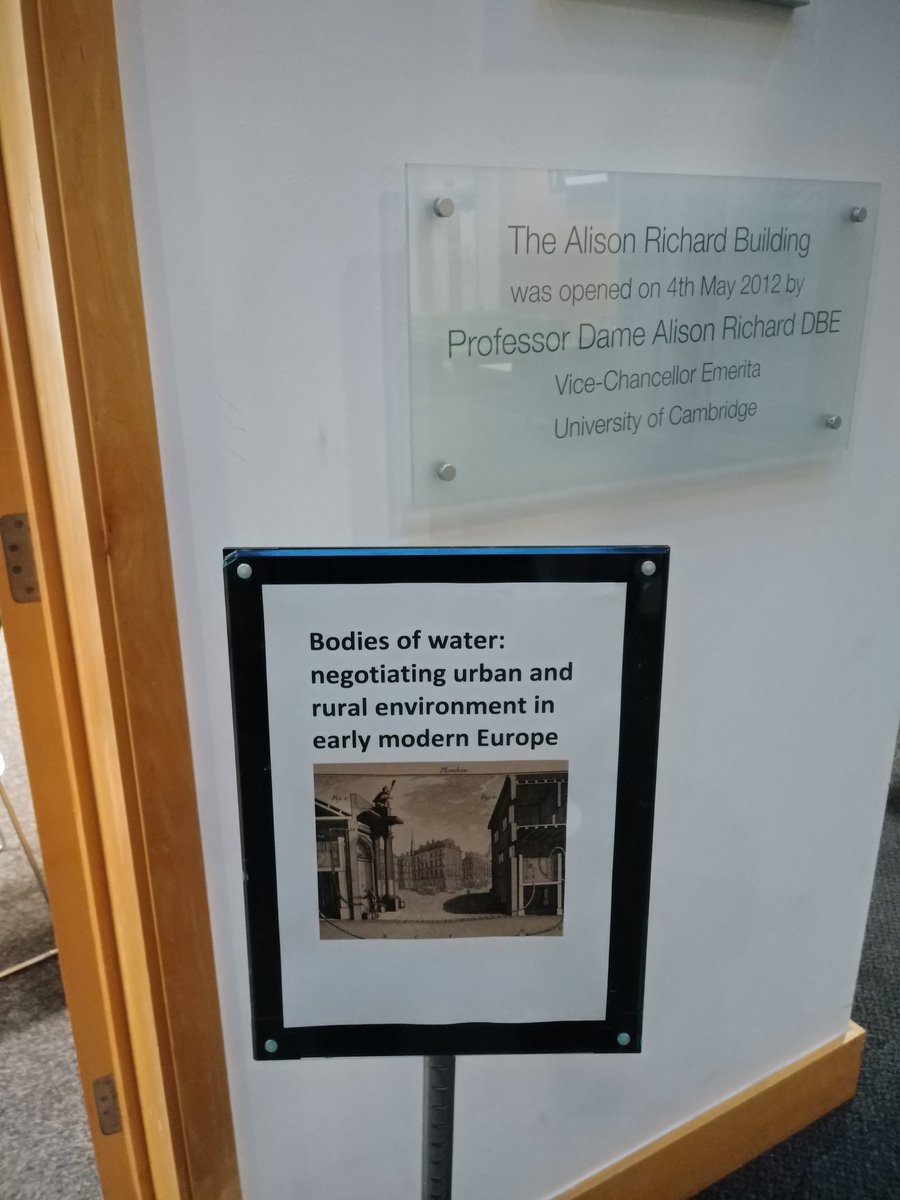 Everything's ready for our #bodiesofwater workshop @CRASSHlive! You can join in person or on Zoom - get in touch with @LaviniaMaddalu1, @GiacomoSavani  or myself for details 💧 #twitterstorians #earlymodern #waterhistory #environmentalhistory