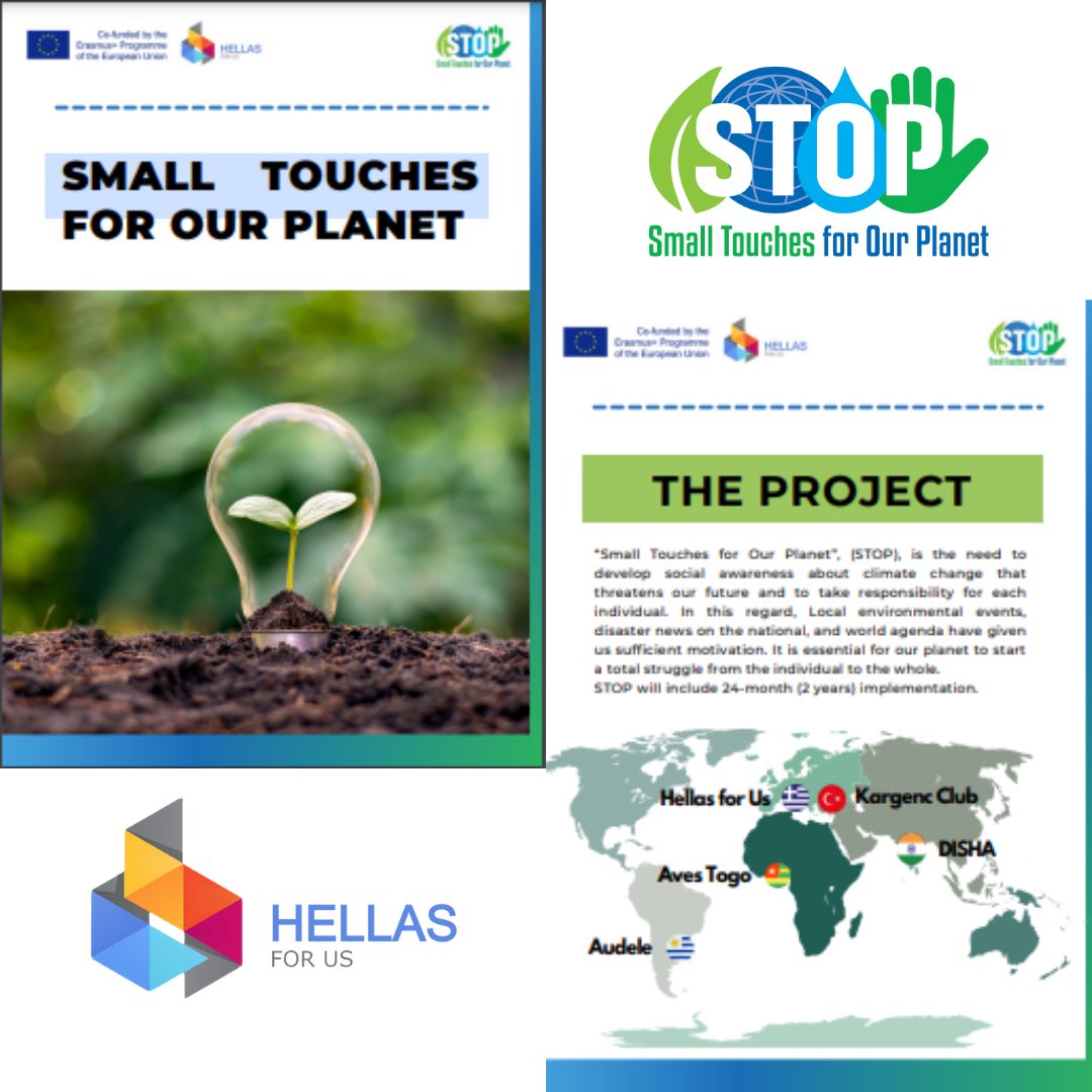 STOPForPlanet's tweet photo. 📢 2. Bulletin of @stop_for_planet is prepared by @hellasforus and now published! 🎊
You can check and read in bio ☀️

#stopforplanet 
#smalltouchesforourplanet 
#saveplanet 
#noplanetBerasmus 
#greenrevolution 
#erasmusplus https://t.co/aCRMHP4yje