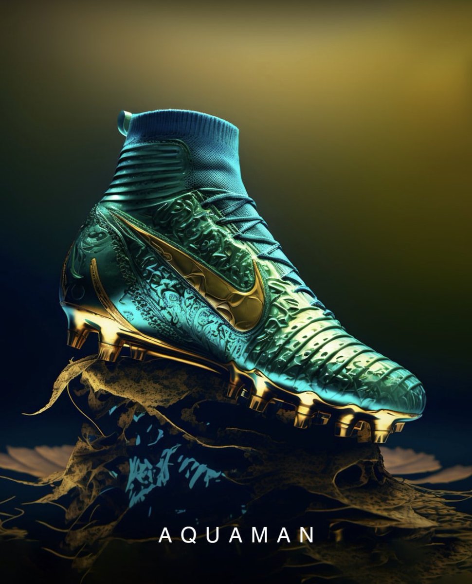 Footballtweet's tweet photo. These boots inspired by Marvel and DC Comics characters. 🤩 

📸 IG/jed.ai.master https://t.co/qrZfcaaL8f