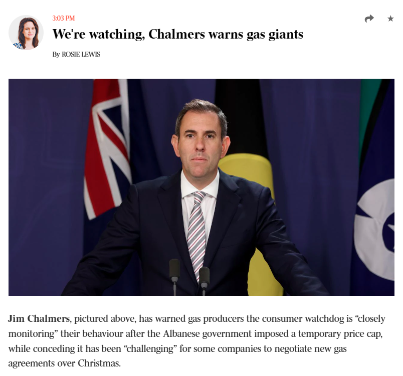 CoaltrainHunter's tweet photo. .
"We're watching", threatens Jim 'Gomer' Chalmers.
Labor creates the problem to keep an election promise ($275 cheaper energy) then blame all and sundry when their policy fails.
Interfering in free markets - what could go wrong?

#ClimateScam #cluelessJim
#BlackoutBowen #VoteNo https://t.co/tl8jUbLvW1
