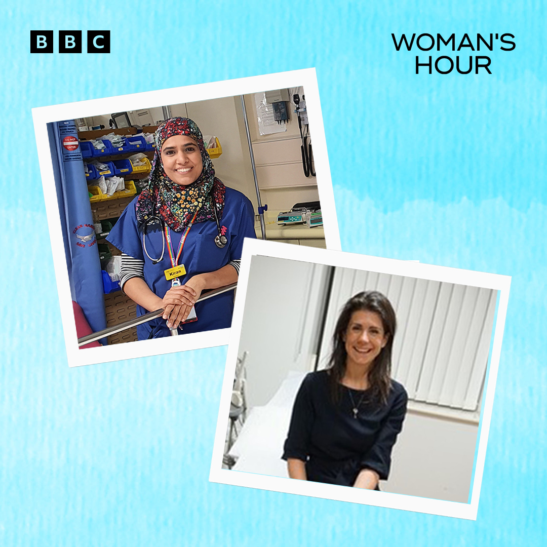 BBCWomansHour's tweet photo. How hard was your return to work after maternity leave? As new @ITV drama #Maternal about three women returning to front-line NHS jobs after having children hits our screens, @KrupaPadhyBBC meets the female doctors who inspired the characters. Listen here ⬇️