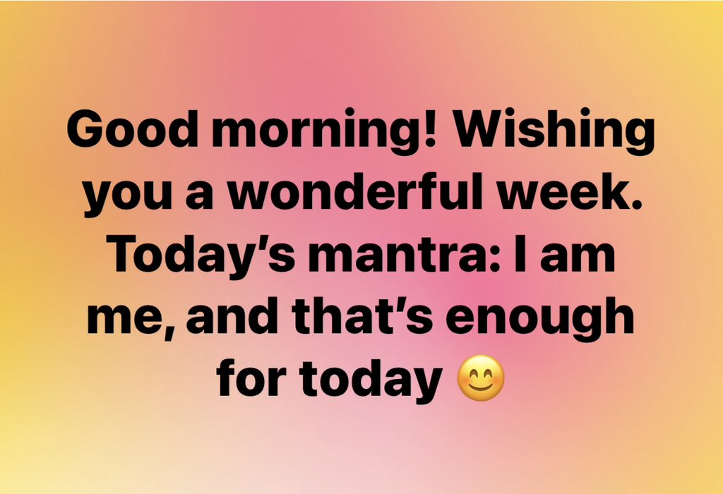 Today’s #morningmantra #MondayMotivation