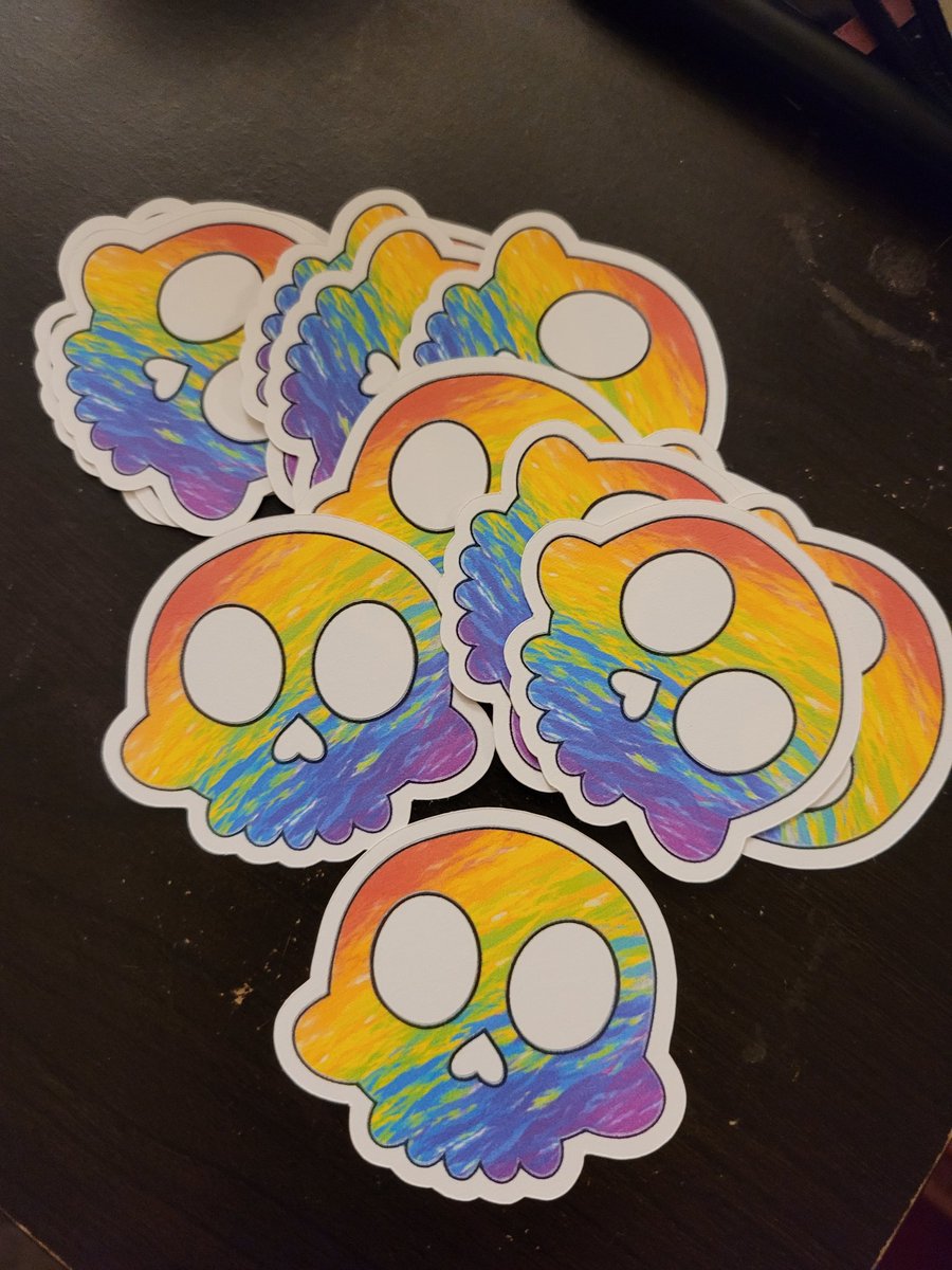 Skullivan stickers! Currently available in Pride colors! Keep your eyes and ears peeled for other Skullivan variants in the future! He's a man of many faces, er...skulls?
ko-fi.com/s/252979d510
